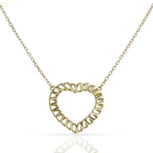 Gargantilla oro 18kl corazon