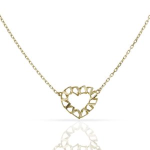 Gargantilla oro 18kl corazon