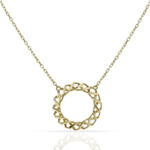 Gargantilla oro 18kl circulo – 15mm