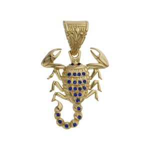 Colgante oro 18kl escorpion – 32x38mm