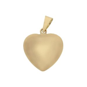 Colgante oro 18kl corazon grande