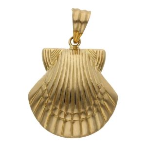 Colgante oro 18kl concha grande