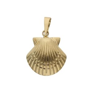 Colgante oro 18kl concha pequeña