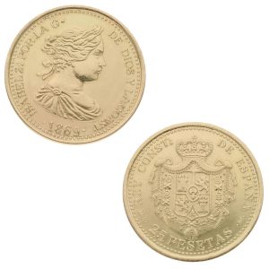 Arras oro 18kl isabelinas 18mm