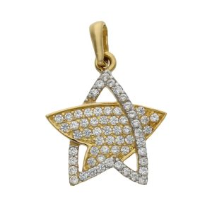 Colgante oro 18kl estrella