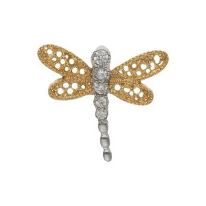 Colgante oro 18kl libelula – 15x14mm