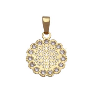 Colgante oro 18kl calado – 12mm