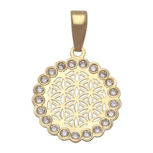 Colgante oro 18kl calado – 15mm