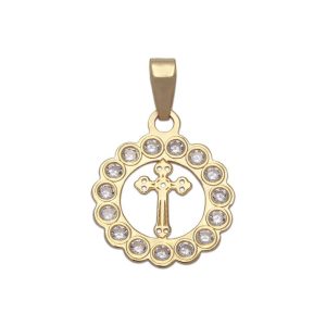Colgante oro 18kl cruz asturiana – 12mm