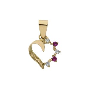 Colgante oro 18kl corazon