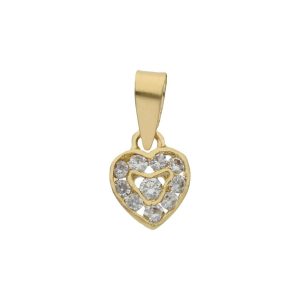 Colgante oro 18kl corazon
