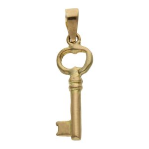 Colgante oro 18kl llave – 7x17mm