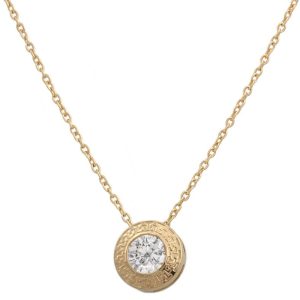 Gargantilla oro 18kl chaton – 9mm