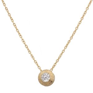 Gargantilla oro 18kl chaton – 7mm