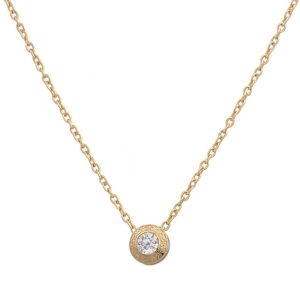Gargantilla oro 18kl chaton – 5mm