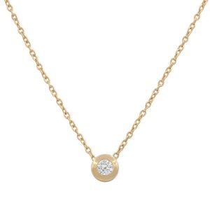Gargantilla oro 18kl chaton – 5mm