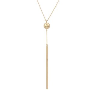 Gargantilla oro 18kl bola ** agotado temporalmente ****