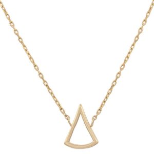 Gargantilla oro 18kl triangulo