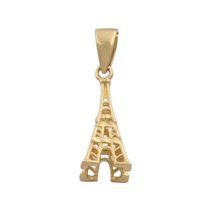 Colgante oro 18kl torre eiffel