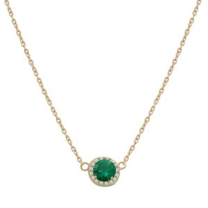 Gargantilla oro 18kl crisopal verde – 7mm