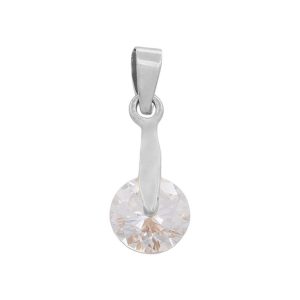 Colgante oro 18kl piedra circonita