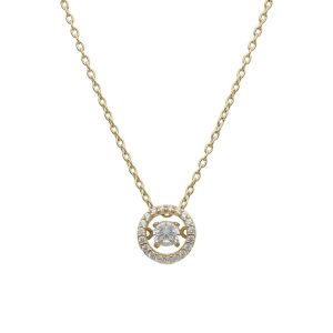 Gargantilla oro 18kl circonitas – 7.5mm