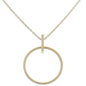 Gargantilla oro 18kl circulo