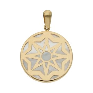 Colgante oro 18kl nacar – 16mm