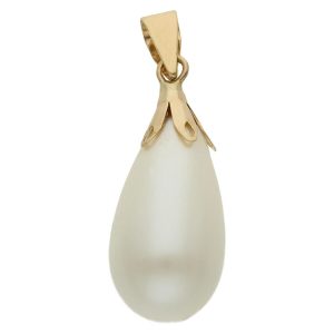 Colgante oro 18kl perla