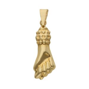 Colgante oro 18kl higa grande