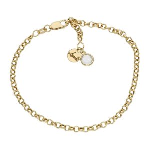 Pulsera mi historia oro 18kl 3mm – circonita
