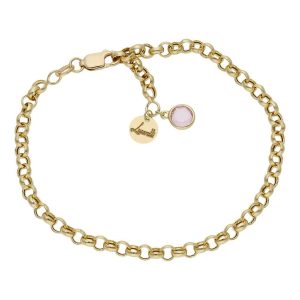 Pulsera mi historia oro 18kl 4mm – rosa
