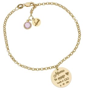 Pulsera mi historia oro 18kl infinito