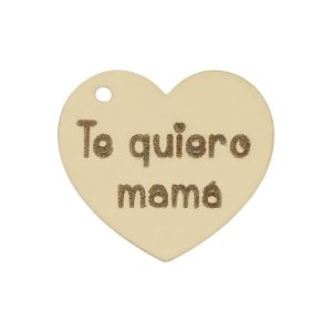 Mi historia – abalorio oro 18kl corazon