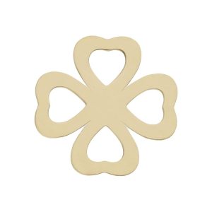 Mi historia – abalorio oro 18kl trebol