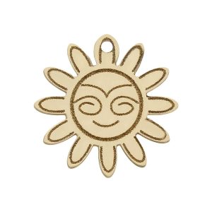 Mi historia – abalorio oro 18kl sol
