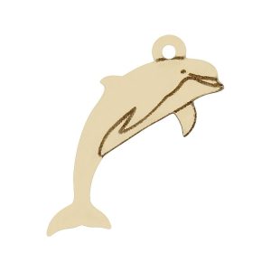 Mi historia – abalorio oro 18kl delfin