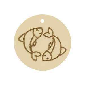Mi historia – abalorio oro 18kl horoscopo piscis