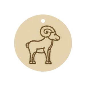 Mi historia – abalorio oro 18kl horoscopo aries