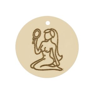 Mi historia – abalorio oro 18kl horoscopo virgo