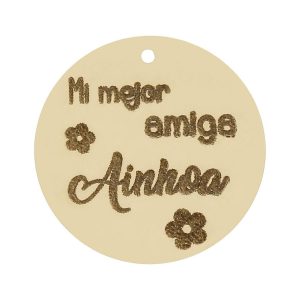 Mi historia – abalorio oro 18kl amiga