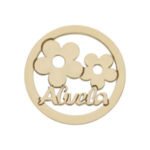 Mi historia – abalorio oro 18kl abuela flores