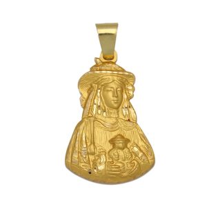 Medalla oro 18kl v. rocio de pastora