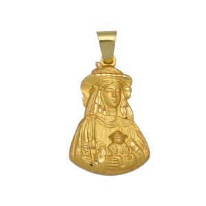 Medalla oro 18kl v. rocio de pastora