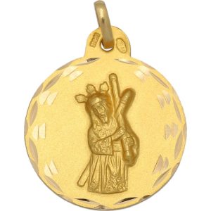 Medalla oro 18kl gran poder – 21mm
