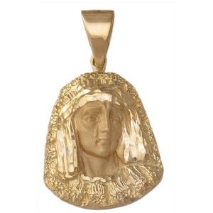 Medalla oro 18kl v. macarena – 23x30mm