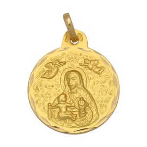 Medalla oro 18kl v. de cinta- 17mm