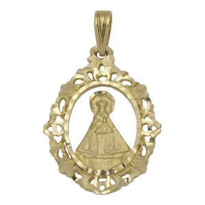 Medalla oro 18kl v. de guadalupe – 21x28mm