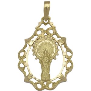 Medalla oro 18kl v. del pilar – 23x32mm