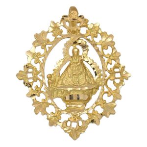 Medallas oro 18kl v. de la cabeza – 31x37mm